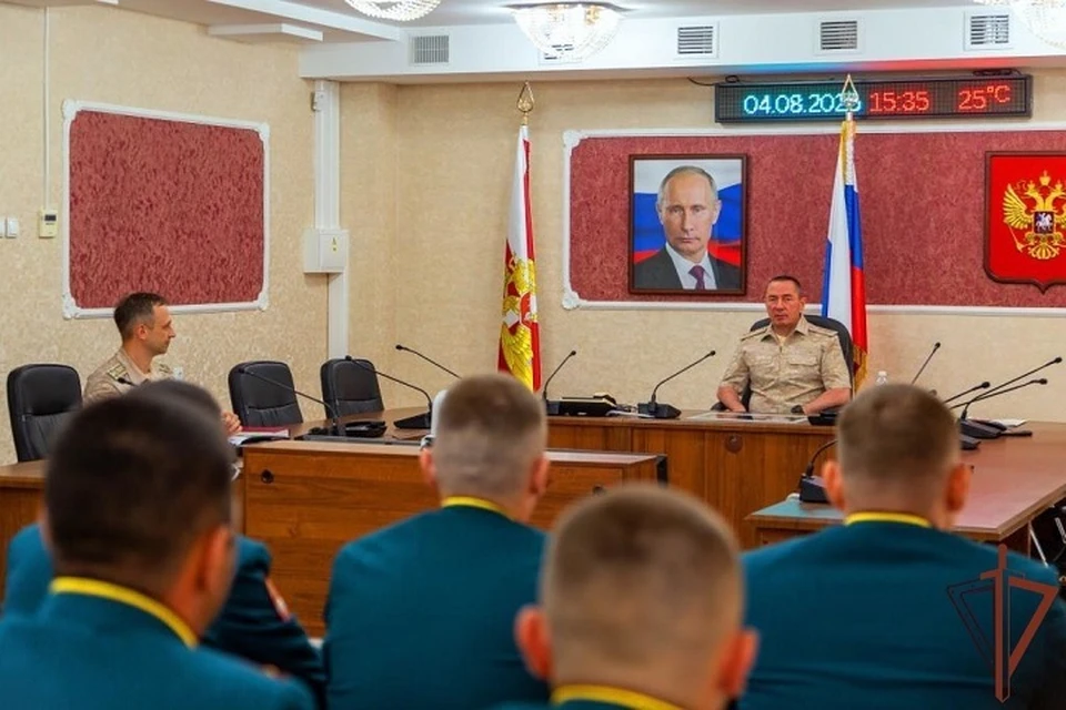 Более 100 выпускников военных вузов пополнили ряды Росгвардии Северного Кавказа0