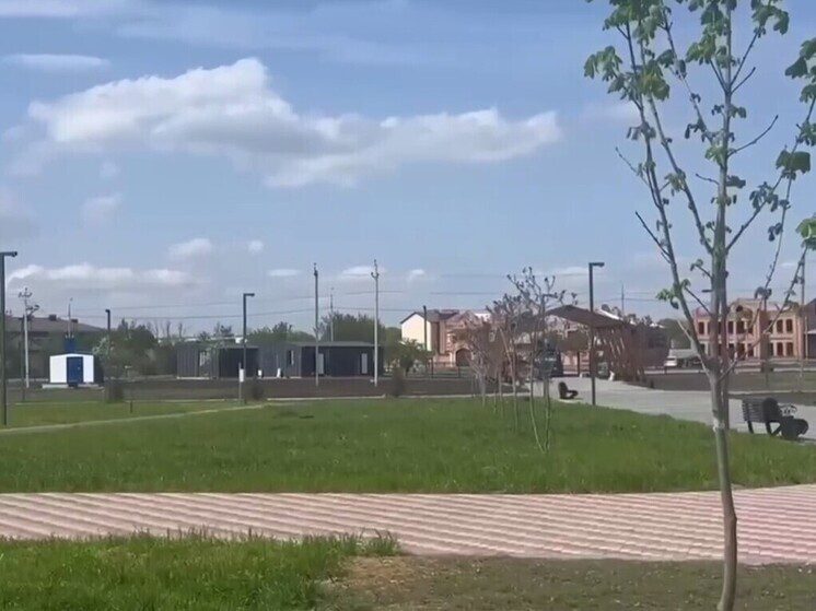 Новый парк построили в Правобережном районе Беслана
