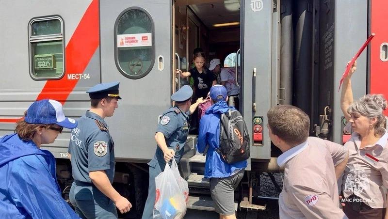Около 200 детей из Белгородской области прибыли на отдых на Ставрополье