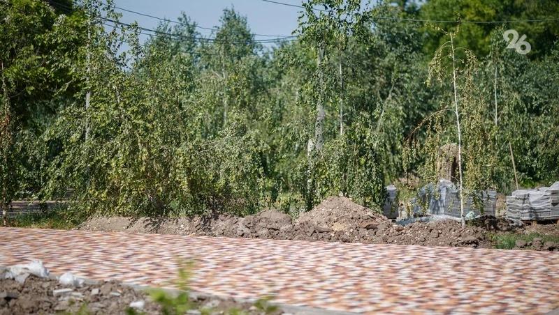 Тротуар отремонтировали в селе Нефтекумского округа