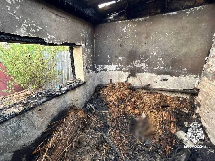 В селе на Ставрополье пенсионер погиб при пожаре в  хозпостройке