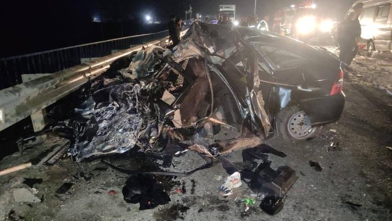 Два человека погибли в аварии с маршруткой Назрань — Ставрополь в КБР