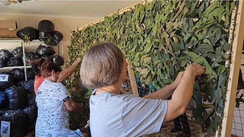 Два пункта плетения маскировочных сетей открыли в Предгорном округе