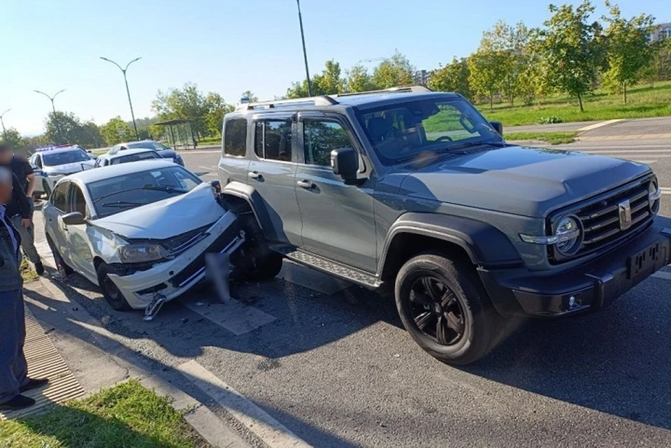 Двое маленьких детей пострадали в ДТП с тремя машинами в Кабардино-Балкарии0