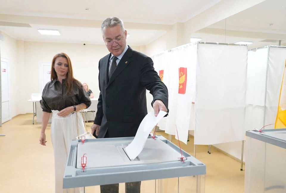 Губернатор Ставрополья Владимиров проголосовал на выборах депутатов0