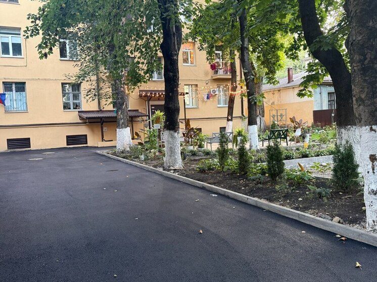 Кисловодский двор получил за победу в конкурсе новый асфальт