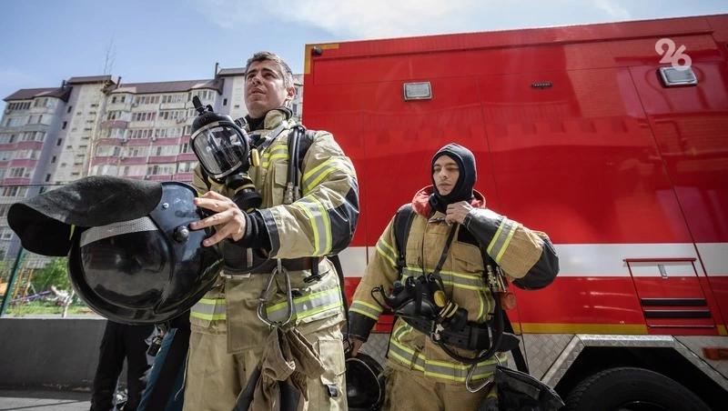 Масштабные пожарные учения прошли в ставропольской школе №47