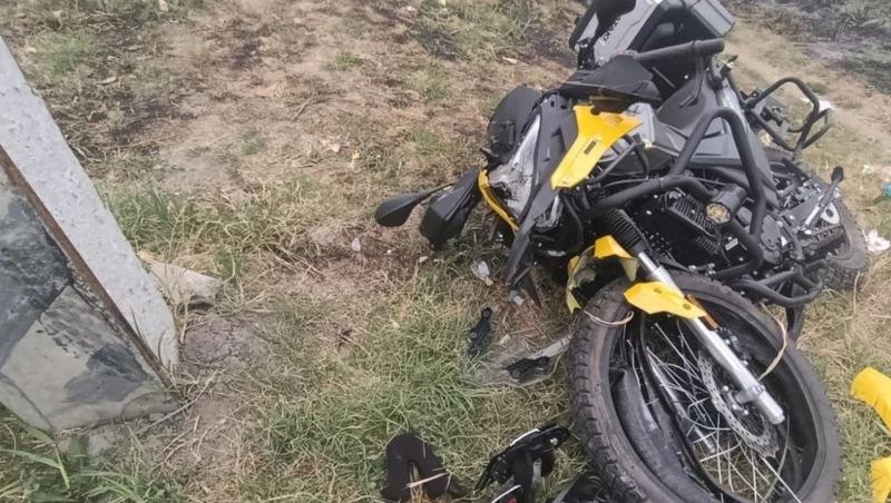Мотоциклист врезался в опору ЛЭП и погиб в Георгиевске