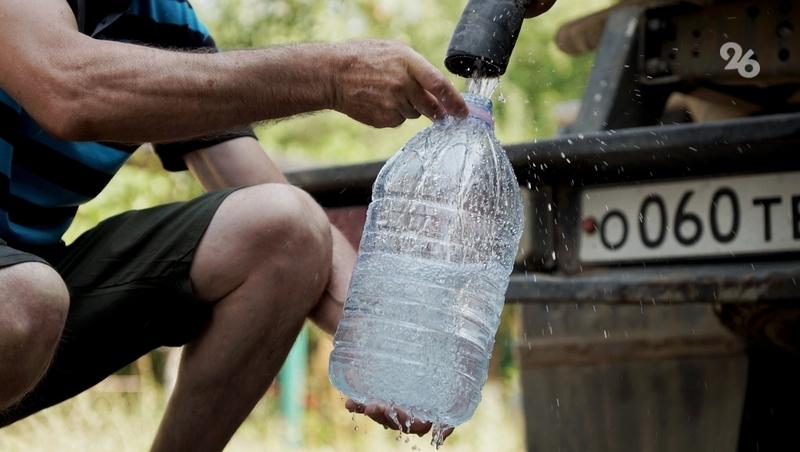 Подвоз воды организуют на время отключения воды в Железноводск и Иноземцево
