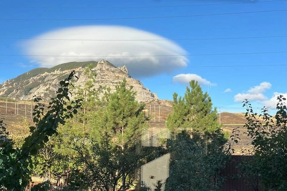 Странные облака удивили жителей Ставрополья в регионе Кавминвод0