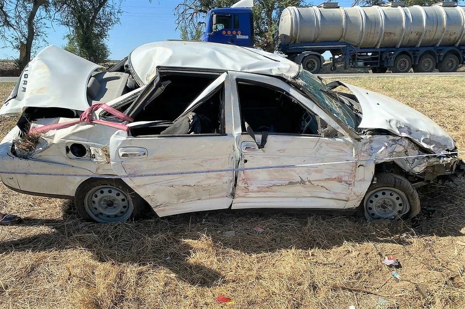 Трех человек госпитализировали после аварии на Ставрополье0