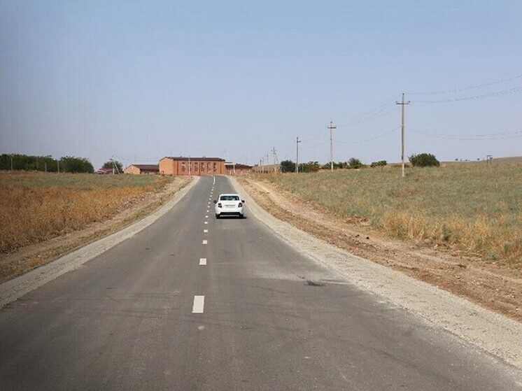 В Чечне отремонтировали дорогу к селу Красностепновскому