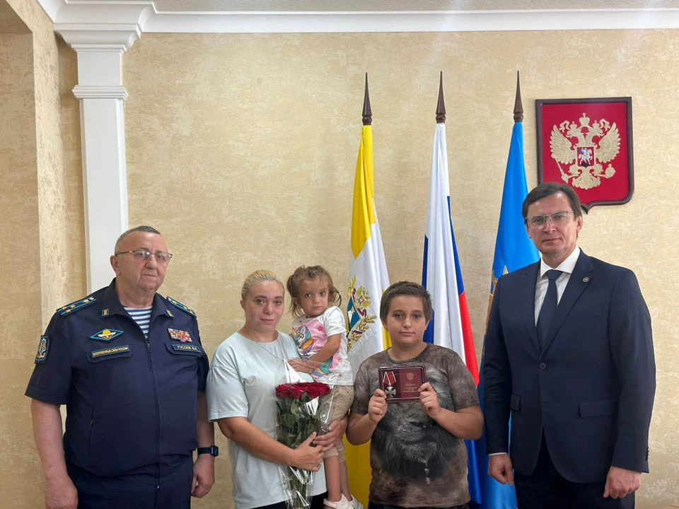 В Кисловодске орденом Мужества посмертно наградили бойца спецоперации0
