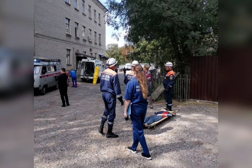 В Железноводске прошло учение по ликвидации последствий ЧС в больницах0