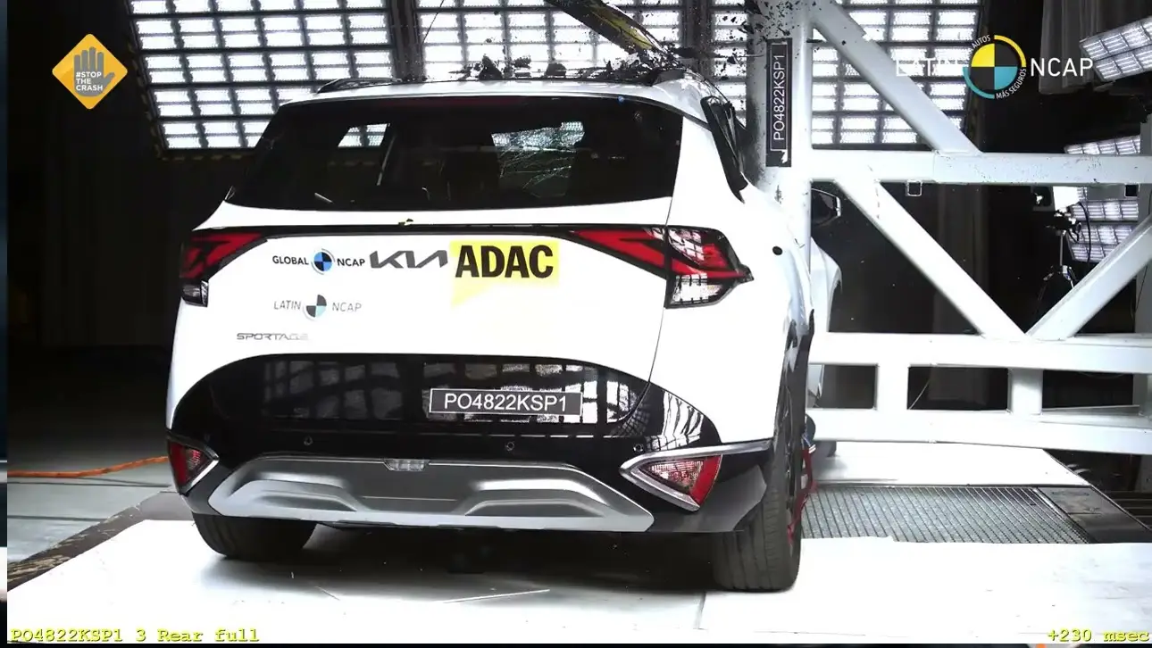 Краш-тест KIA Sportage