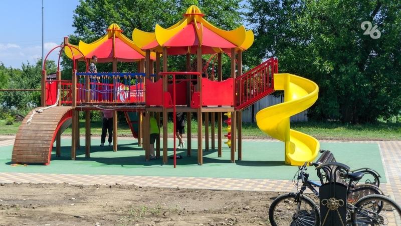 Детскую площадку установят в станице Георгиевского округа