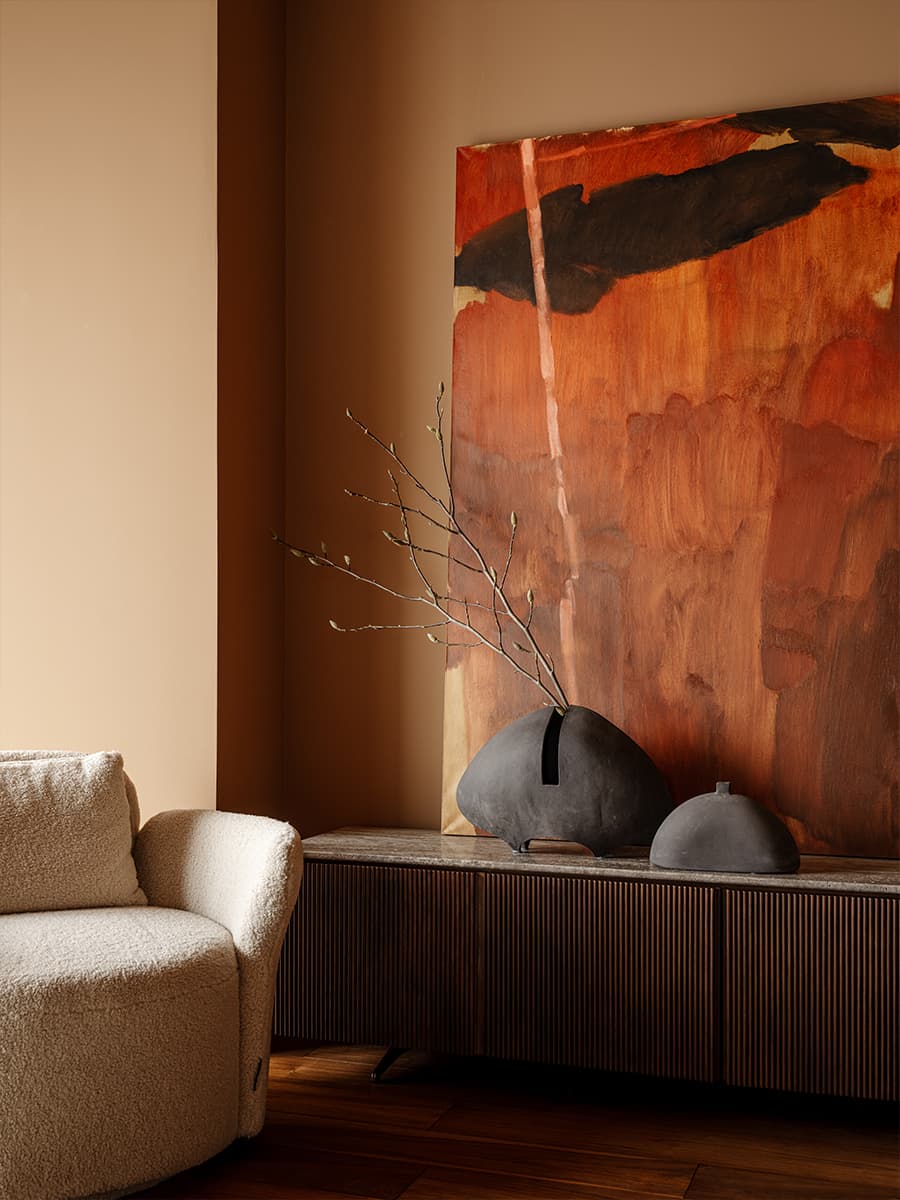 Элегантный интерьер квартиры в небоскребе — проект Юлии Даниловой-Нитусовой