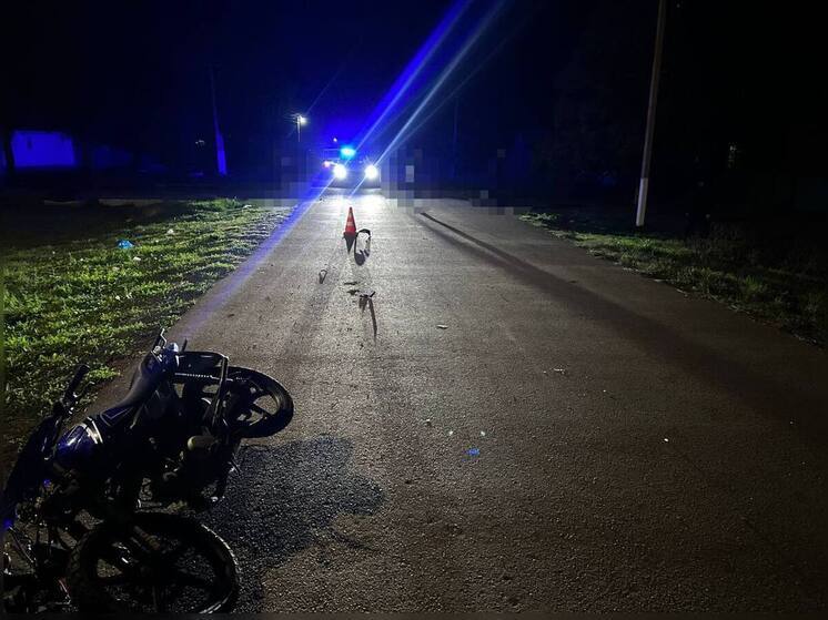 На Ставрополье подросток-мотоциклист сбил пешехода