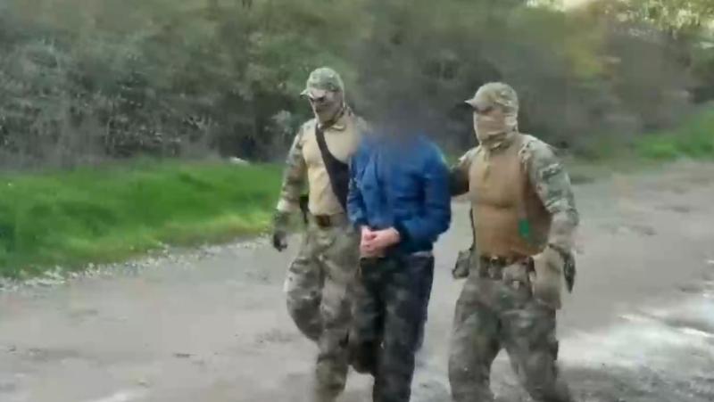 Опубликованы кадры задержания ставропольца, готовившего теракт в Георгиевске