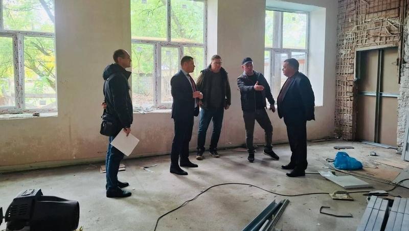 Ремонт спортзала в Зеленокумске планируют завершить до конца года