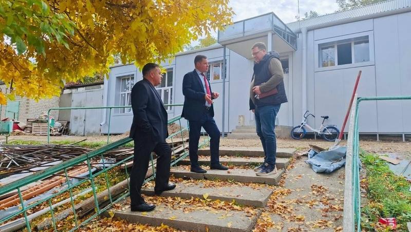 Ремонт спортзала в Зеленокумске планируют завершить до конца года