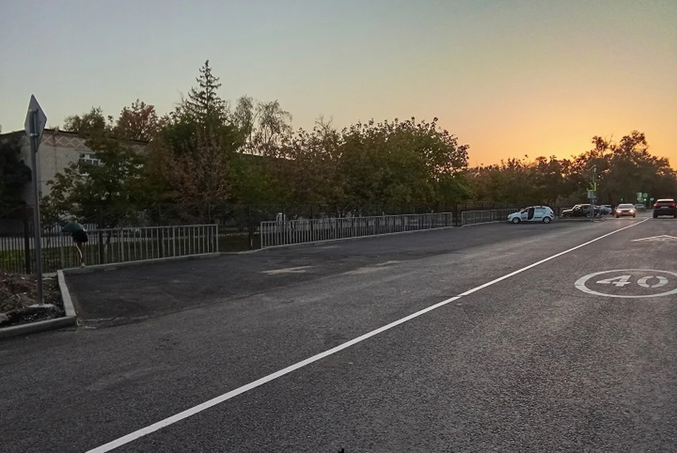 В городе Ипатово на Ставрополье отремонтировали социально значимую дорогу0