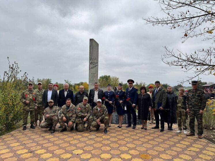 В Курском округе захоронили останки семи красноармейцев