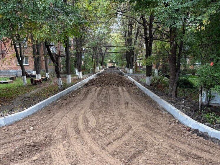 В Минеральных Водах благоустраивают придомовые территории