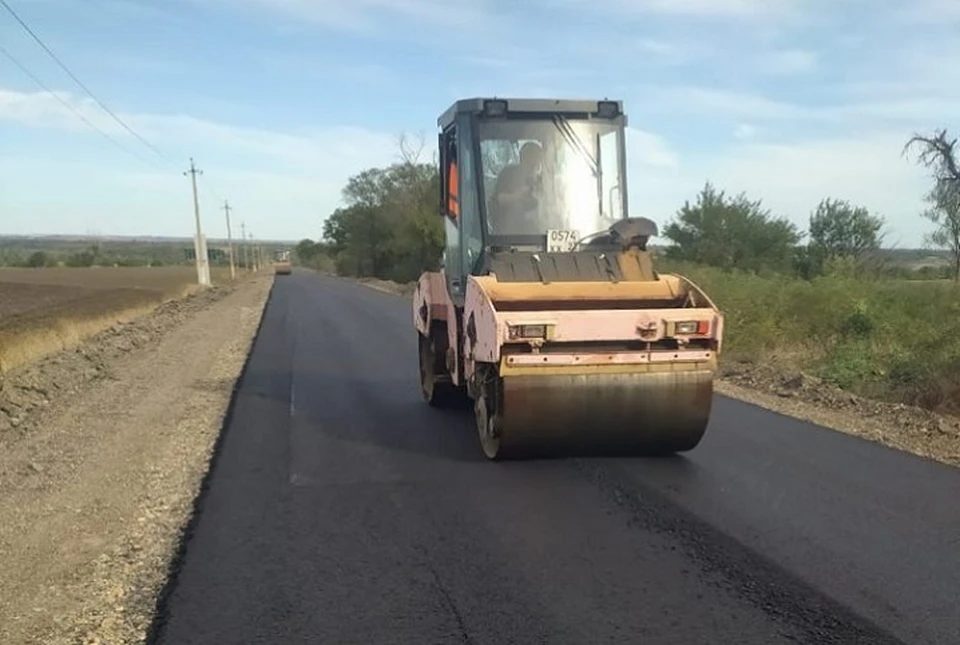 В округе на Ставрополье заканчивают благоустройство ключевой автотрассы0