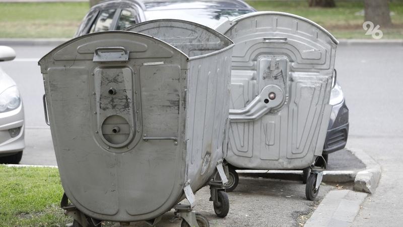 11 дополнительных мусорных баков установили в Ставрополе на время непогоды