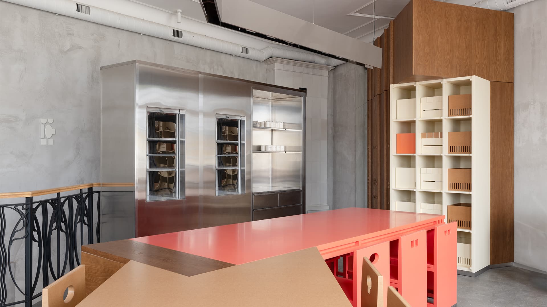 Современное прочтение «русского стиля» в интерьере кафе «Просвет» — проект KIDZ Современное прочтение «русского стиля» в интерьере кафе «Просвет» — проект KIDZ