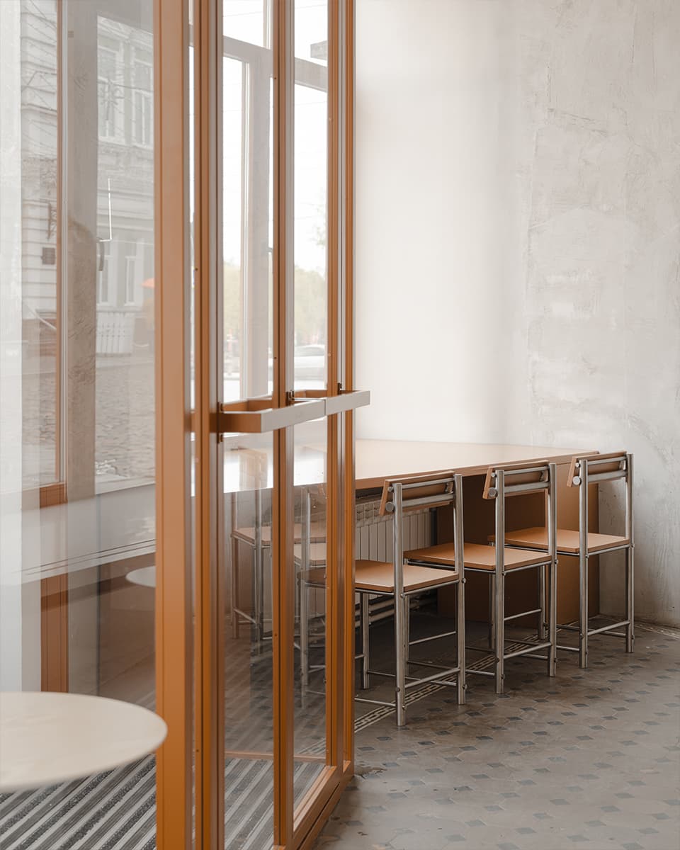 Небанальная трактовка «русского стиля» в интерьере кафе «Просвет» — проект KIDZ