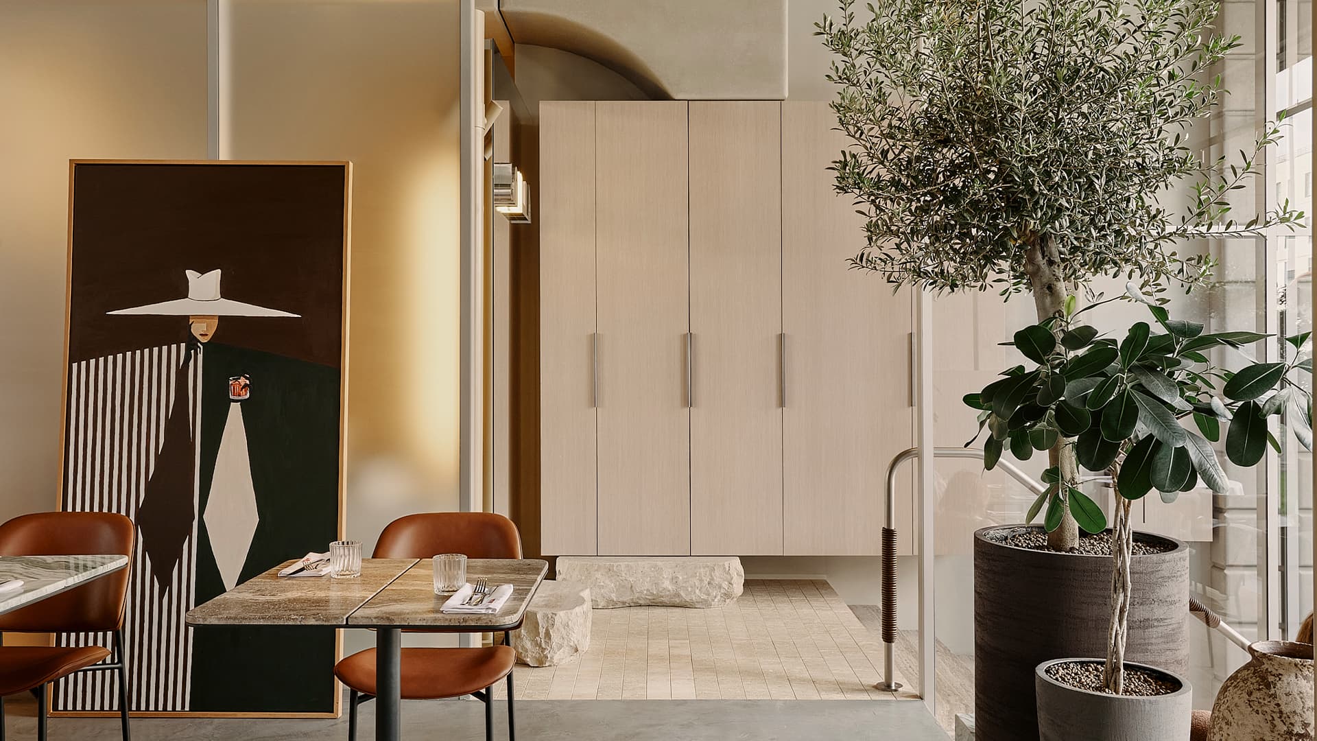 Атмосфера миланской улицы в интерьере московского бистро — проект DA bureau