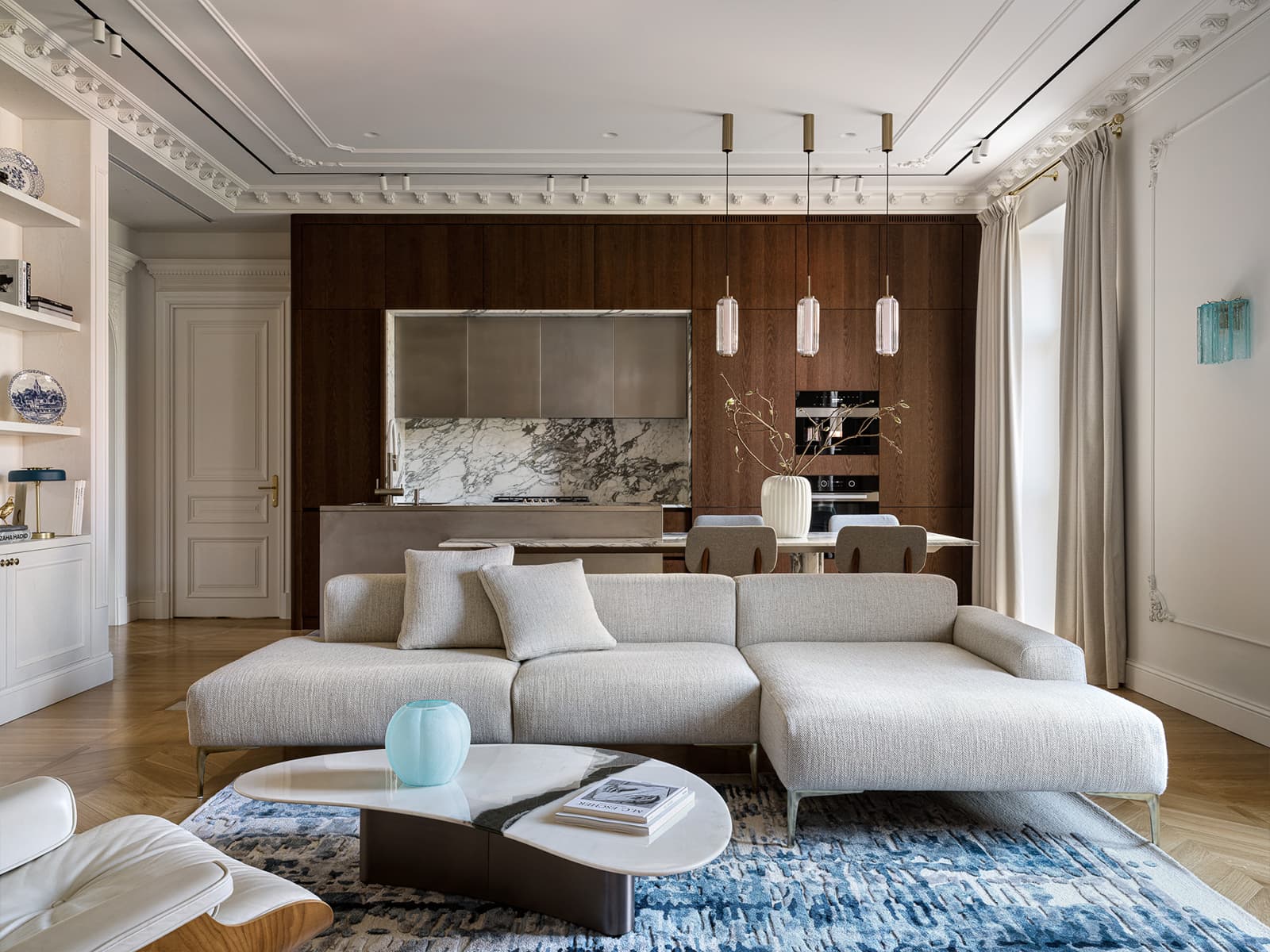 Элементы французского стиля в интерьере петербургской квартиры — проект студии Twins