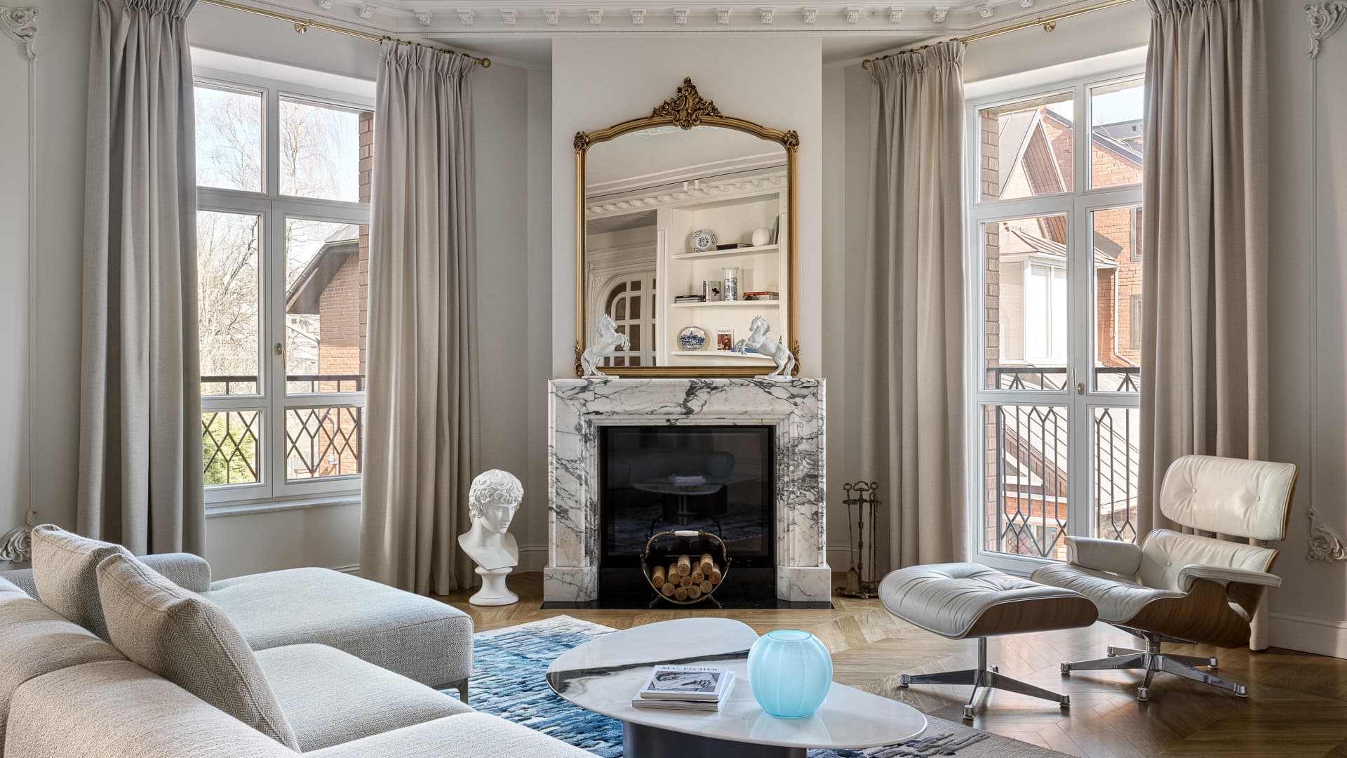 Элементы французского стиля в интерьере петербургской квартиры — проект студии Twins