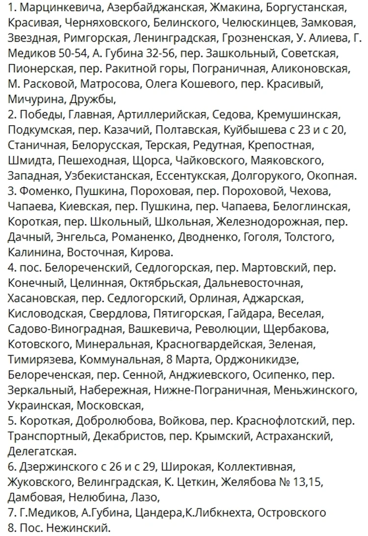 Более 100 улиц Кисловодска останутся без воды почти на сутки1