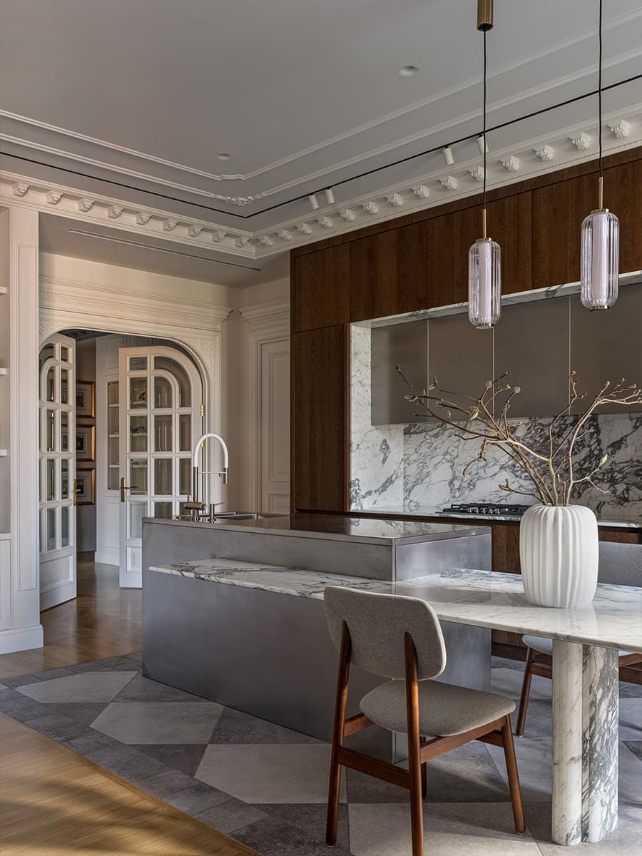 Элементы французского стиля в интерьере петербургской квартиры — проект студии Twins