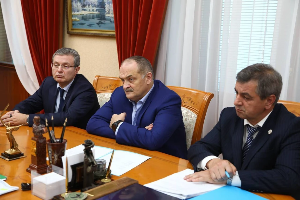 Глава Дагестана и помощник председателя правительства РФ обсудили реализацию федеральных проектов0