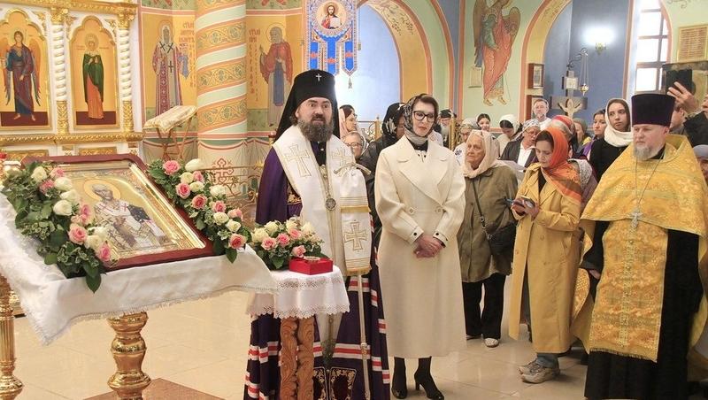 Итальянская маркиза передала в новый собор Нальчика мощи Иоанна Златоуста