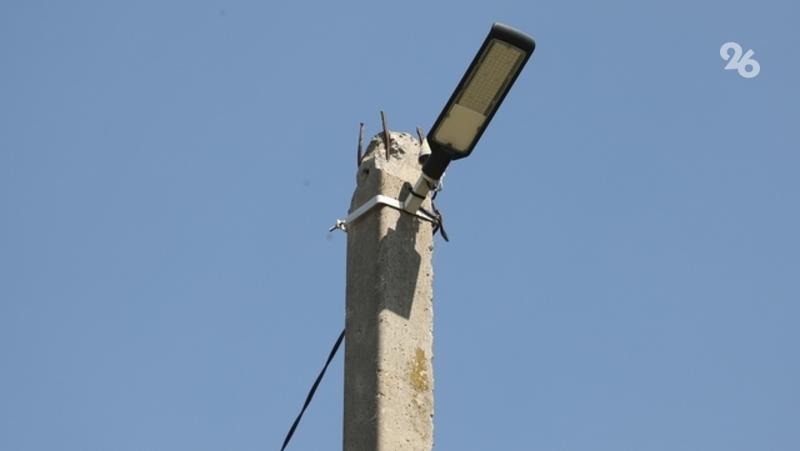 К 25 ноября на улице Бирюзовой в Ставрополе восстановят уличное освещение