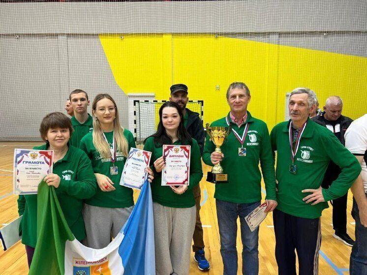 Команда Железноводска заняла первое место на краевой спартакиаде инвалидов