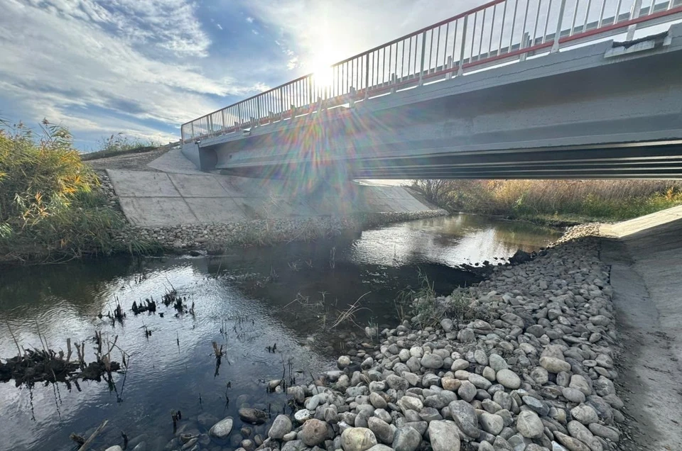 Мост через реку Малый Гок отремонтировали на Ставрополье0