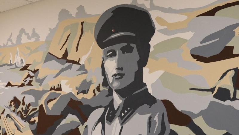 Музей Боевой Славы с муралом Героя СССР открылся в школе №9 Кисловодска