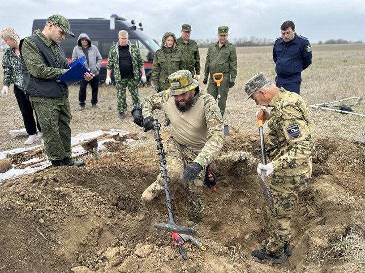 На Ставрополье подняли останки бойцов, павших в ожесточённых боях за Кавказ  Ставрополь (Кавказ)1