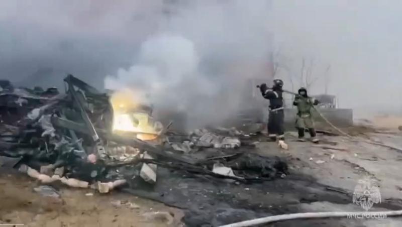 После крушения вертолёта в Дагестане возбудили уголовное дело