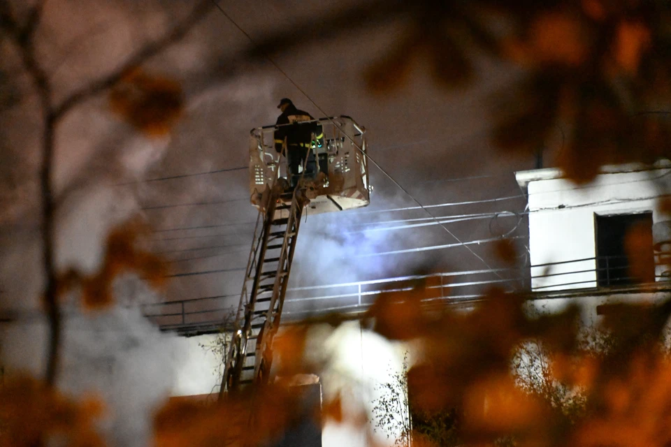 При пожаре на улице Васильева в Ставрополе эвакуировали 60 человек0