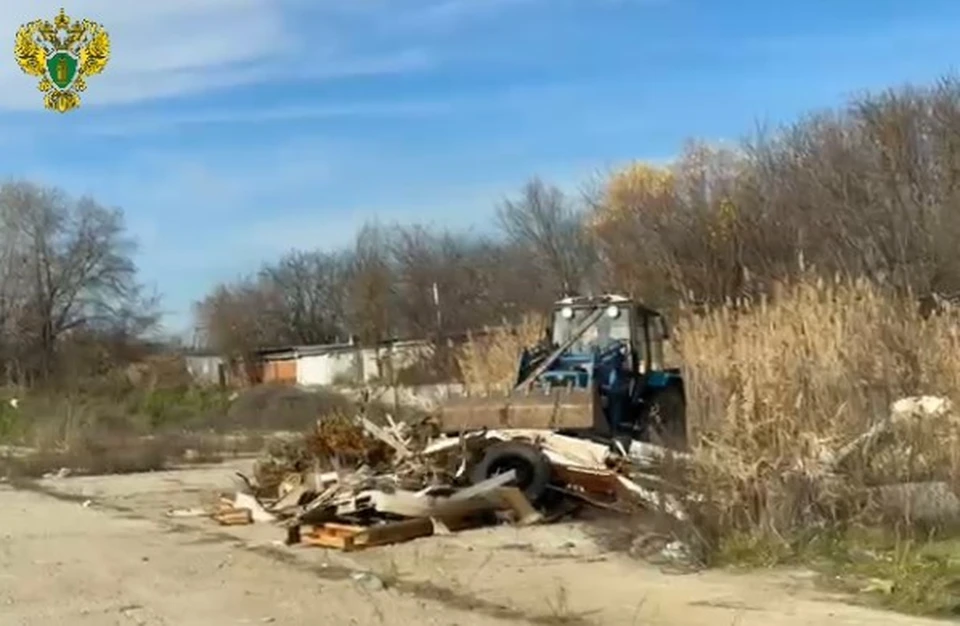 Стихийную свалку начали ликвидировать в Минераловодском округе Ставрополья0