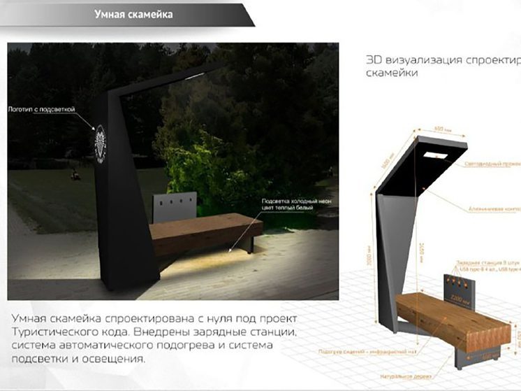 Умные скамейки с подогревом планируют установить в Кисловодске