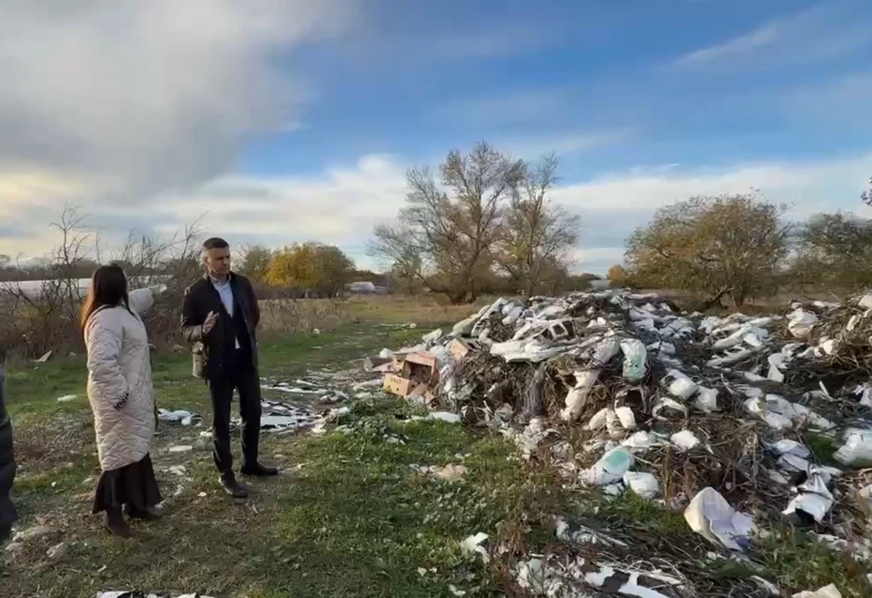 В Кочубеевском округе Ставрополья нашли незаконную свалку овощных отходов0