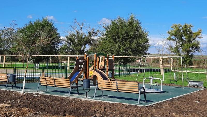 В селе Новоселицкого округа построили детскую площадку